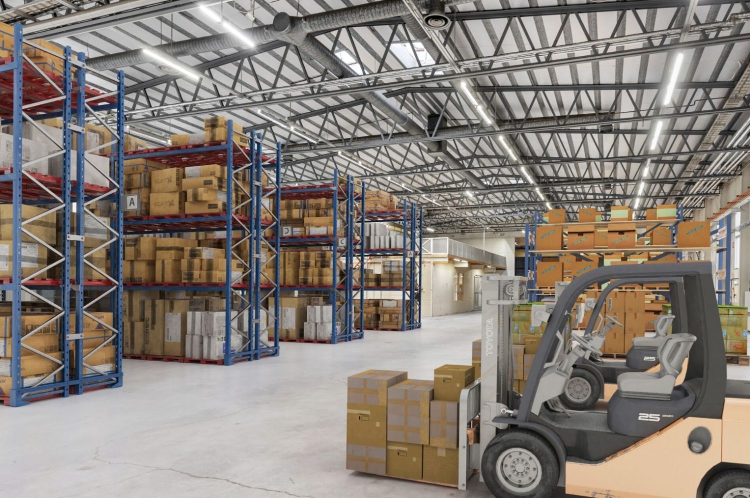 Nyt vuokrattavissa ensimmäisen kerroksen siisti ja korkea varasto- tai logistiikkatila. Tila koostuu lastaustaskusta ja maantason nosto-ovesta. Lisäksi tila on remontoitavissa uuden käyttäjän tarpeisiin, joten tästä tilasta saadaan juuri sinun tarpeisiisi sopiva. Tilasta löytyy teknisten tilojen lis...