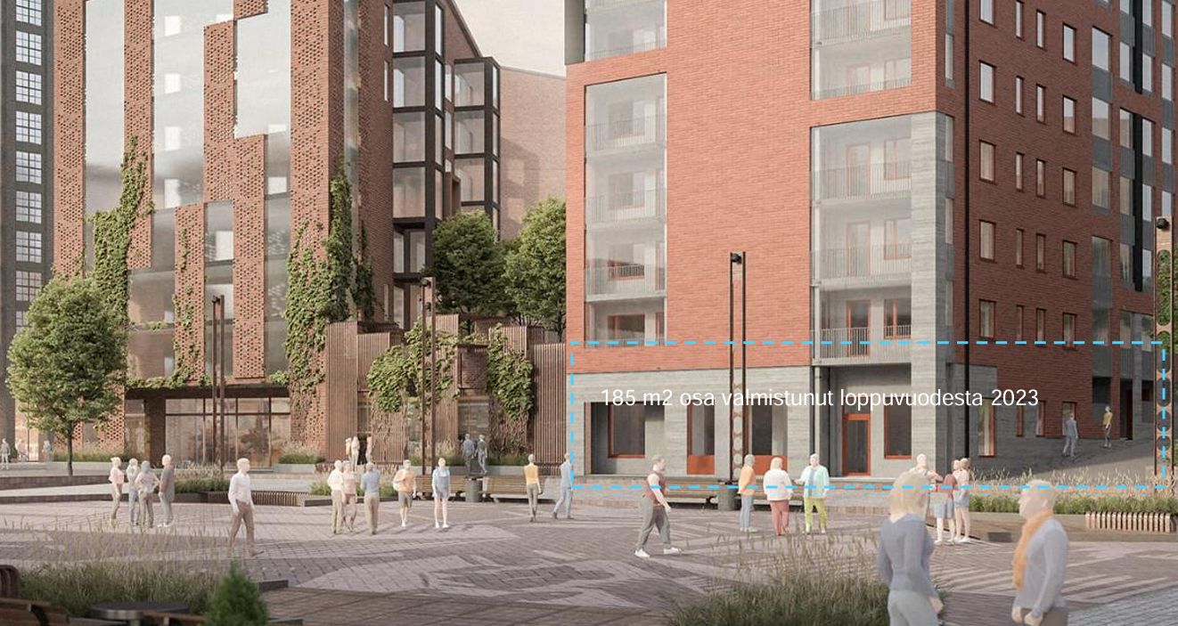 Sijainti Kankaanaukiolla