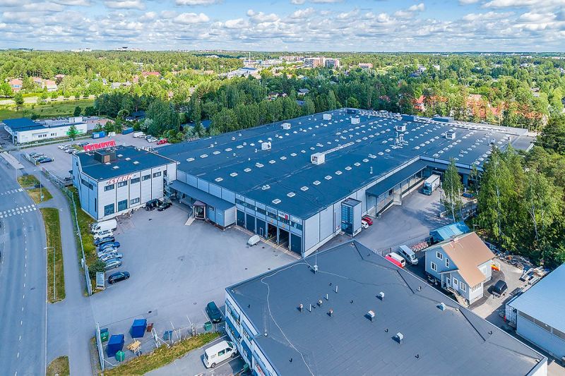 Vuokrattavana 1. kerroksen varastotilaa Turun TV-Centeristä. 