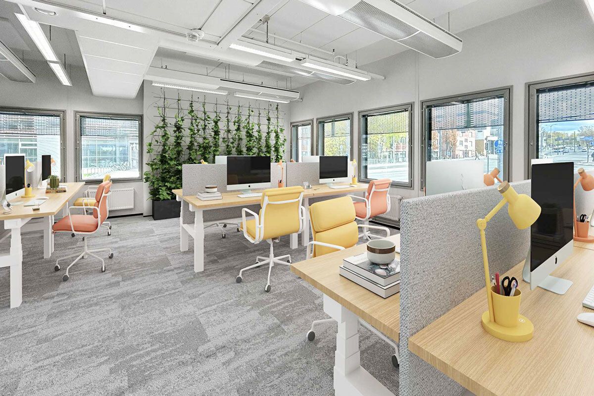 valoisaa toimistotilaa