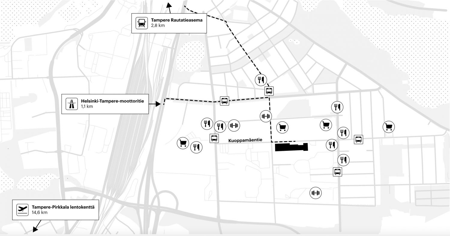 Kartta Kuoppamäentie 10