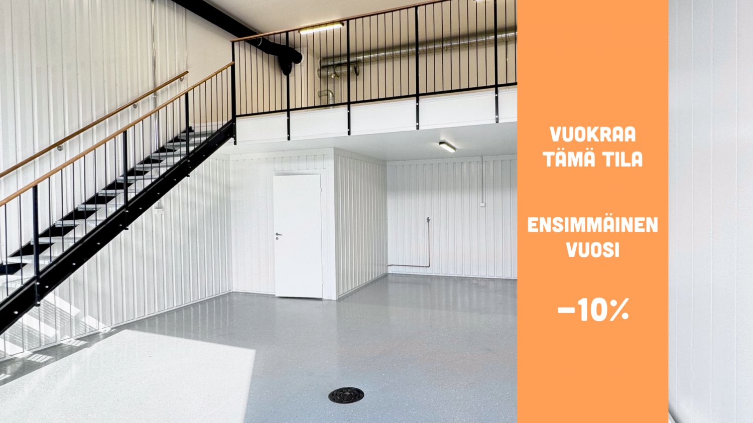 Kivistön Talliosake 2 TYÖTILA 10. Tilassa parvi ja wc. 