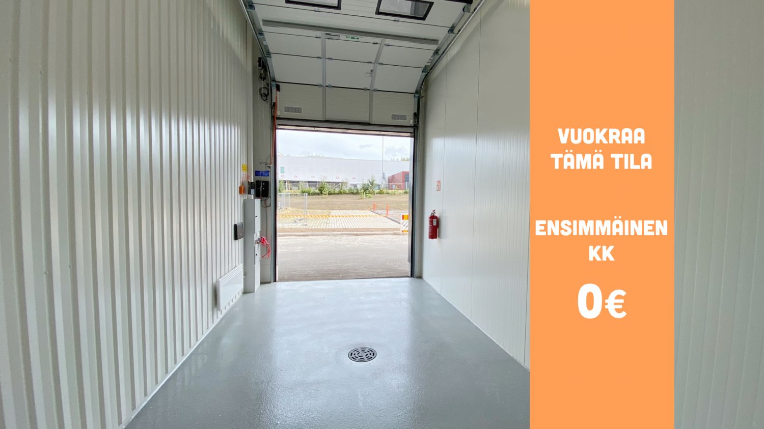 Tikkurilan Talliosakkeelta monikäyttöinen kulmavarasto, autotalli, harraste-, toimitila 155. 
