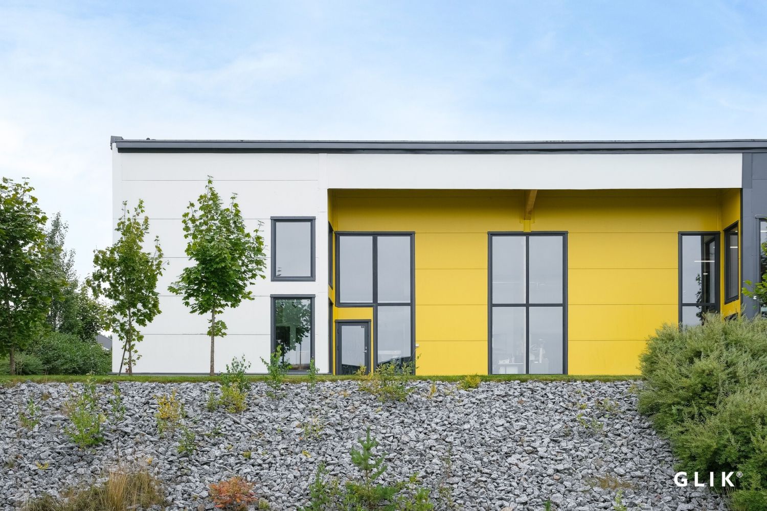 Julkisivu on tyylikäs