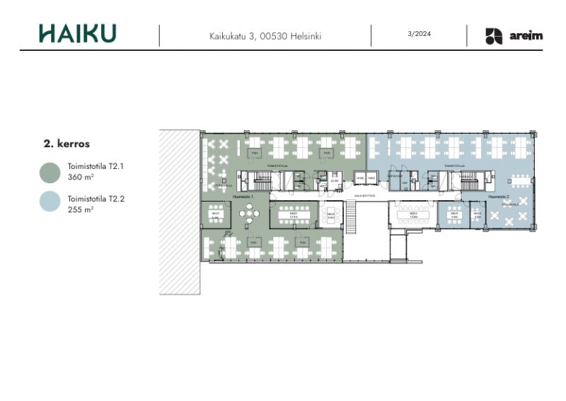 2.krs 615 m2 (255 m2/360 m2) luonnos