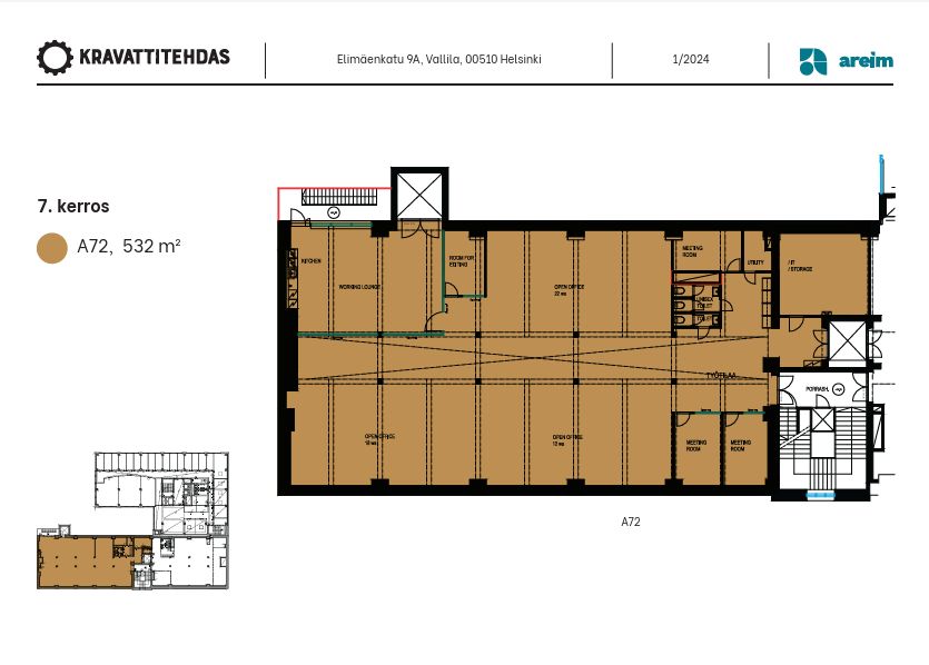 7.krs 532 m2 luonnos