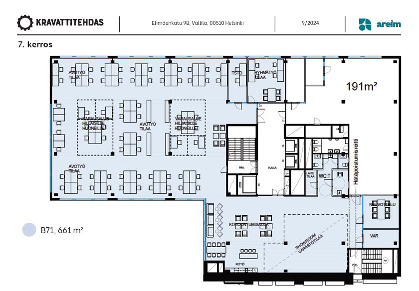 7.krs 661 m2 luonnos