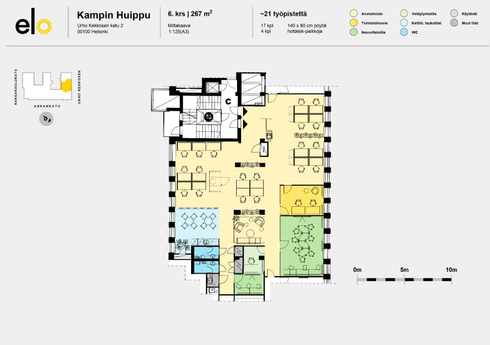 6.krs 267 m2 luonnos