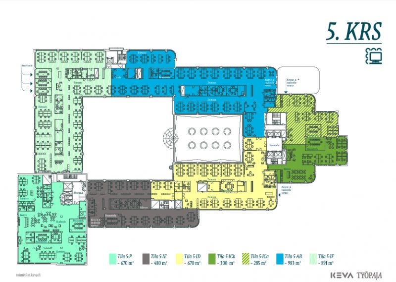 5.krs tilavaihtoehtoja