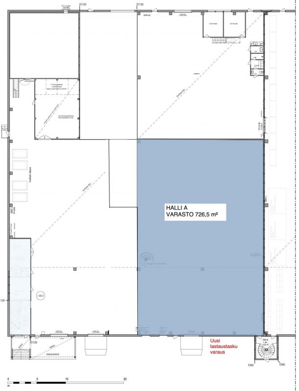 Varasto 726,5 m² 