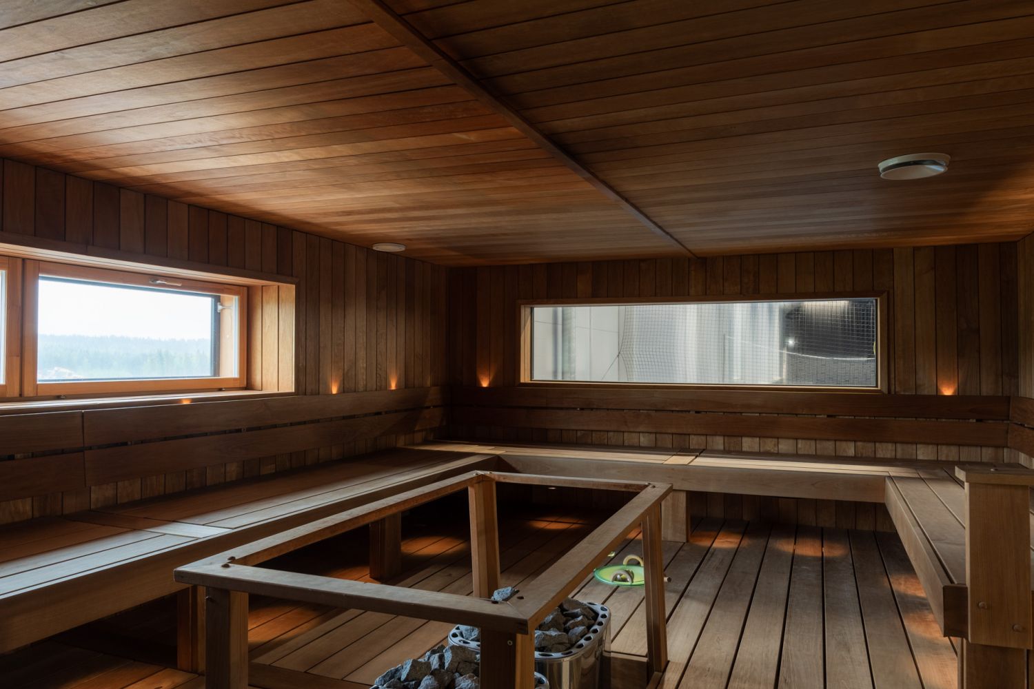 edustava saunaosasto