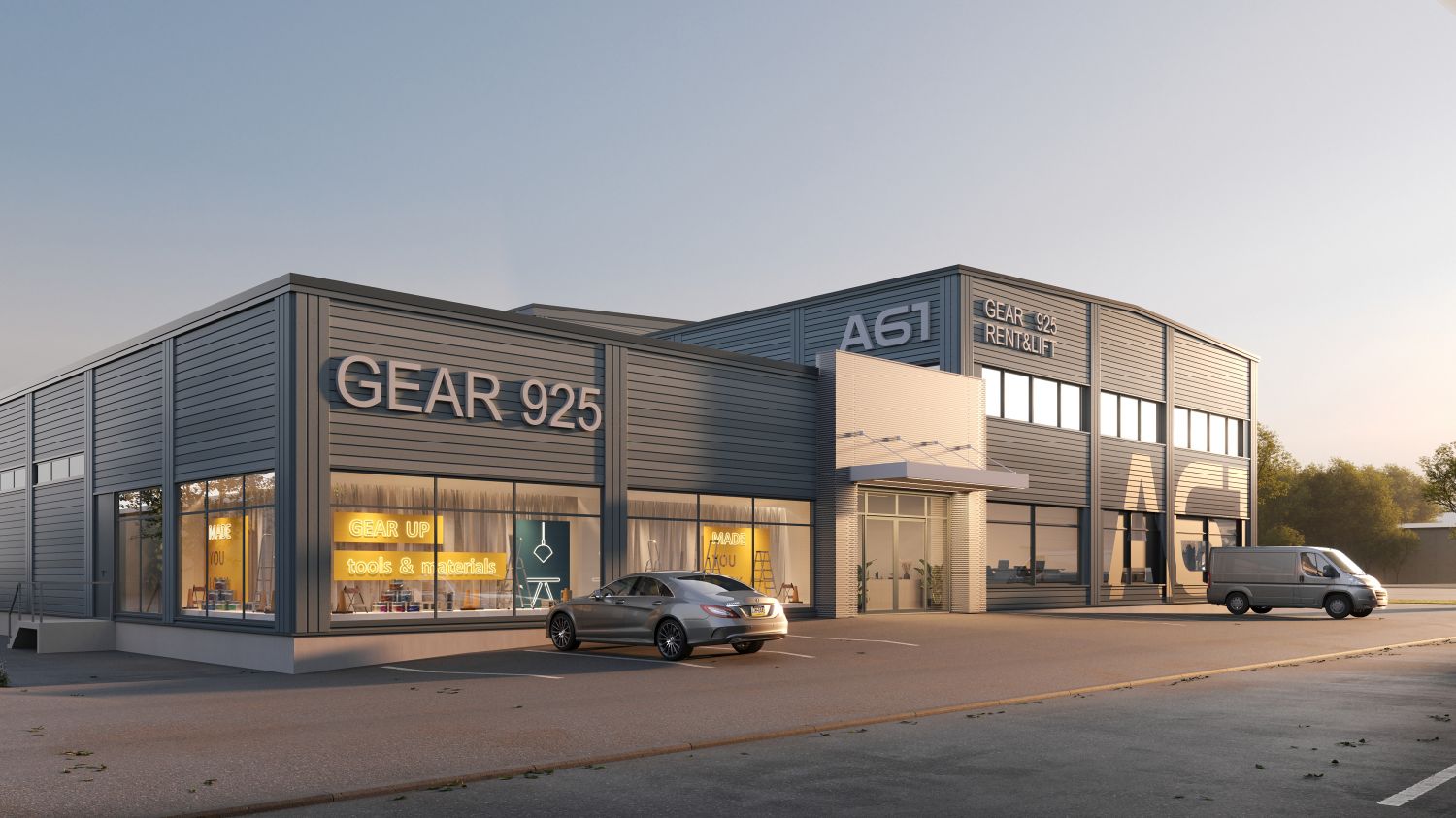 Havainnekuva julkisivu