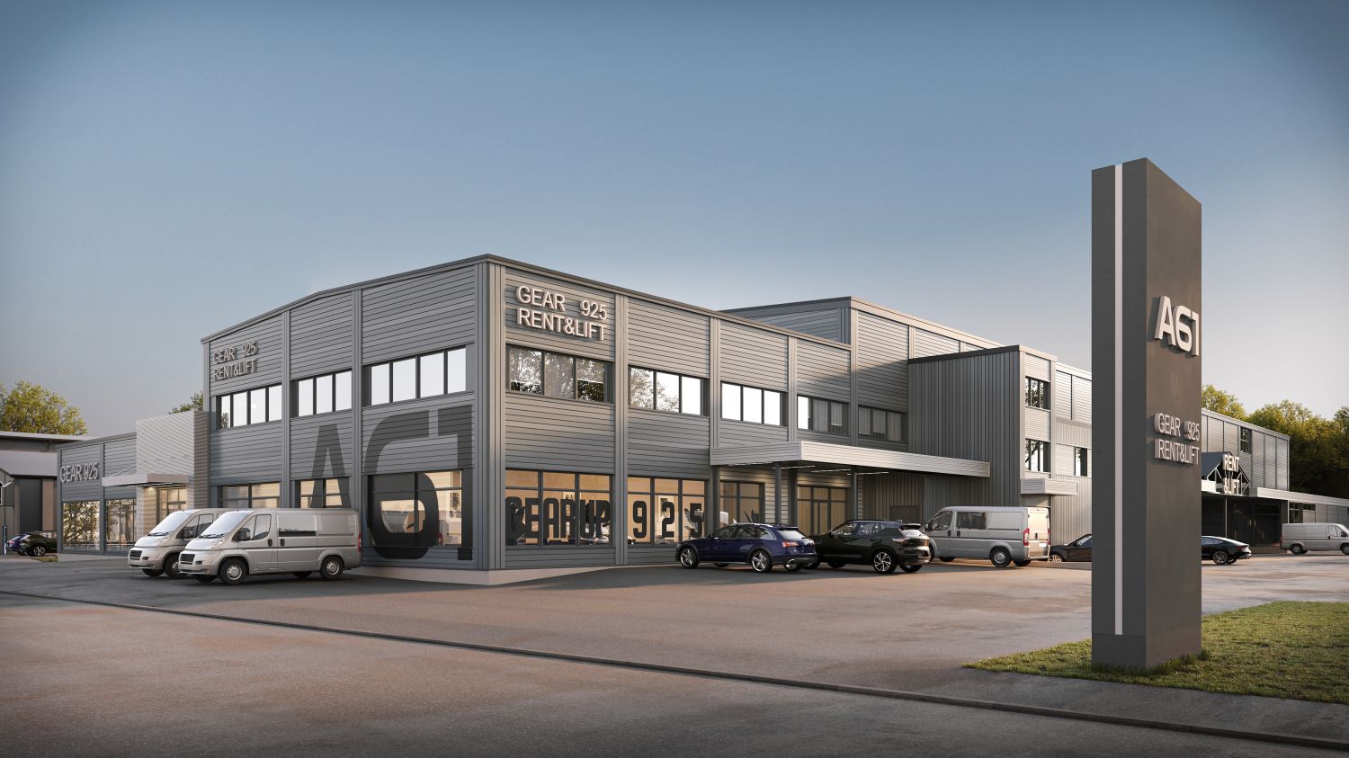 Havainnekuva julkisivu