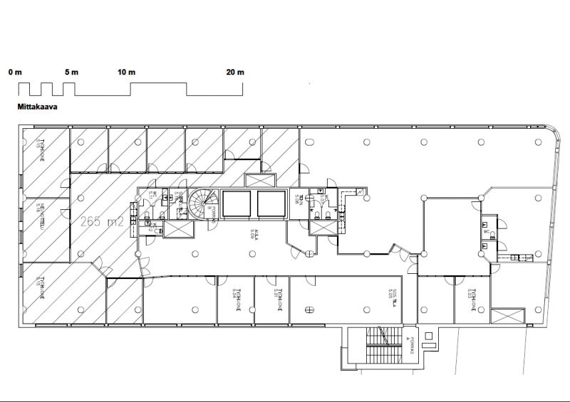 Remontoitu toimistotila hyvällä sijainnilla Turun keskustan ja sataman kupeessa. Tila sijaistsee 5. kerroksessa, jonne p...