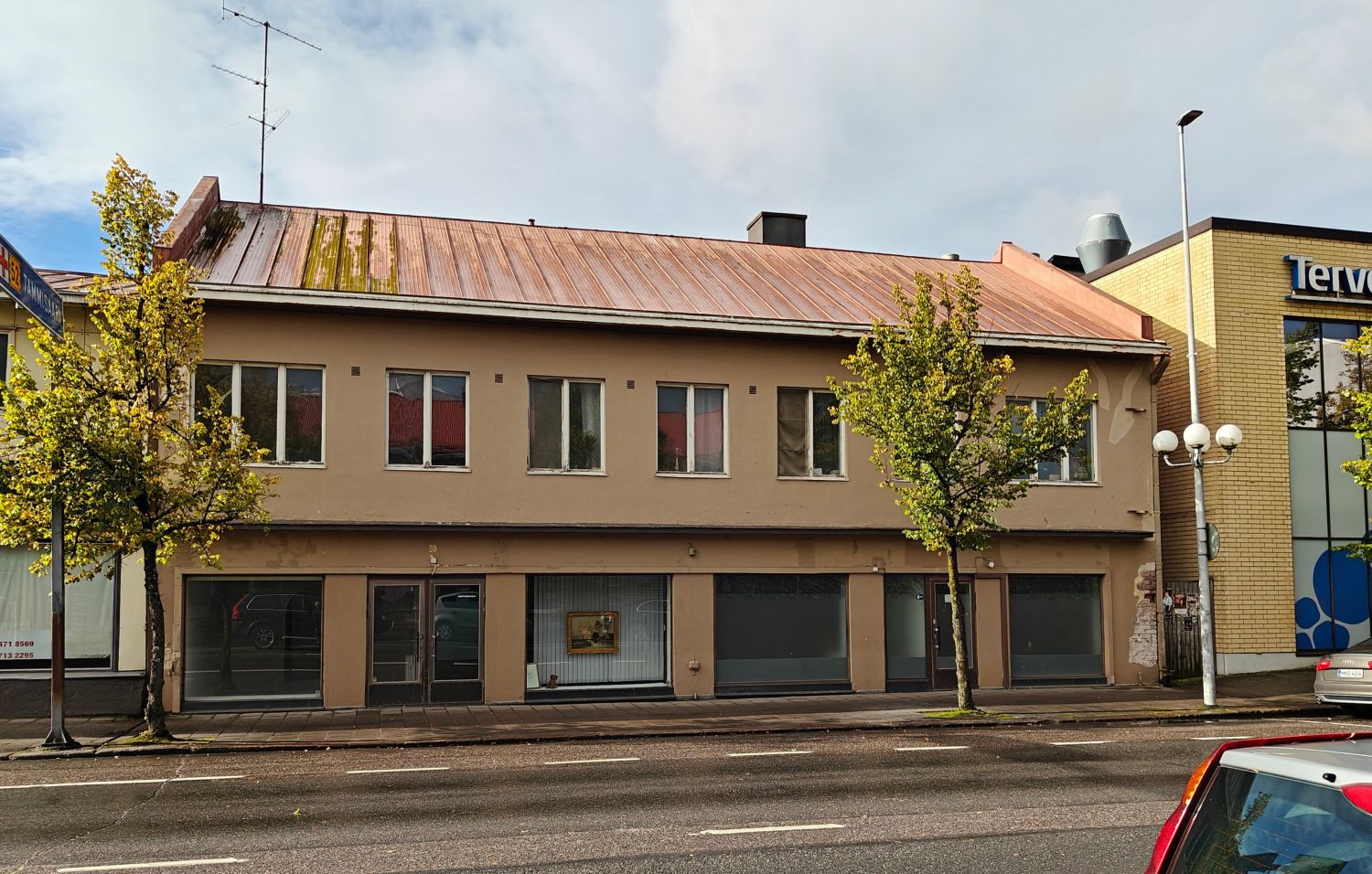 Liikehuoneisto pääkadun varrella. Hyvä sijainti!Vapaa 17.1.2026