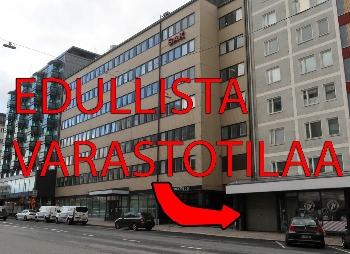 12 kpl Pieniä varastoja Turun ydinkeskustassa!Varastoille pääsee kulkemaan autolla lastauksen ajaksi.