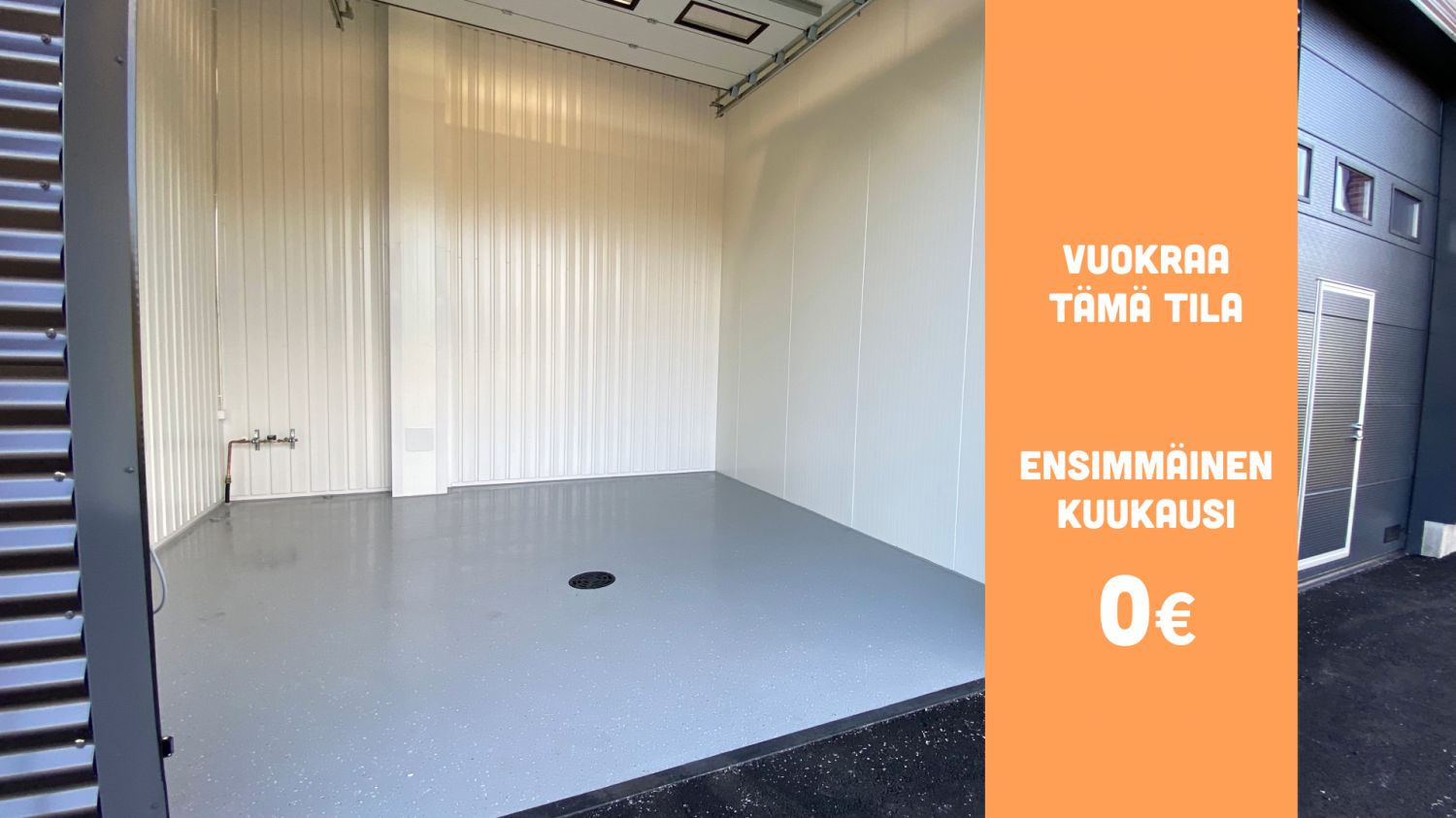 Keravan Talliosakkeelta monikäyttöinen kulmavarasto-, autotalli, harraste-, toimitila 11.