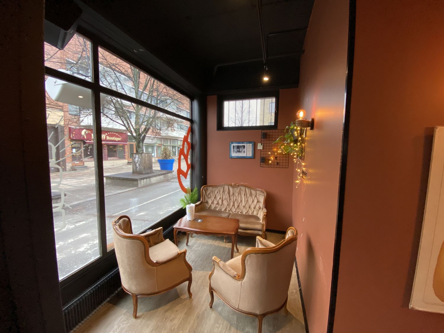 Yksityinen tila kulmassa