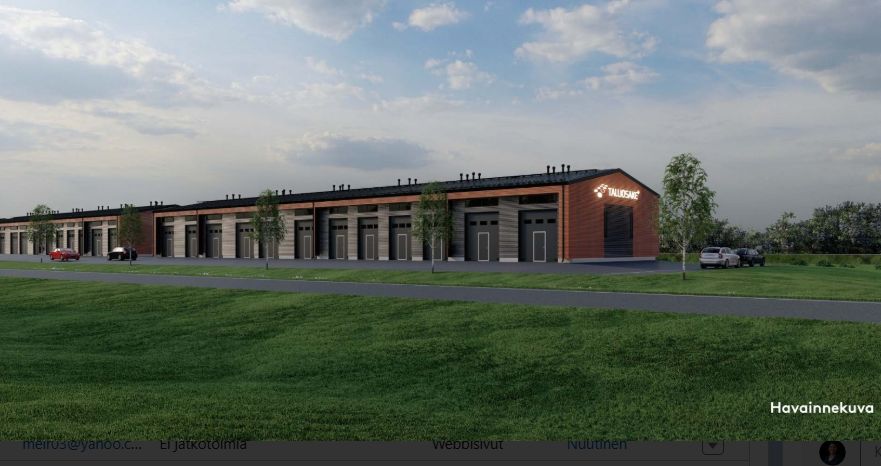 Havainnekuva julkisivusta