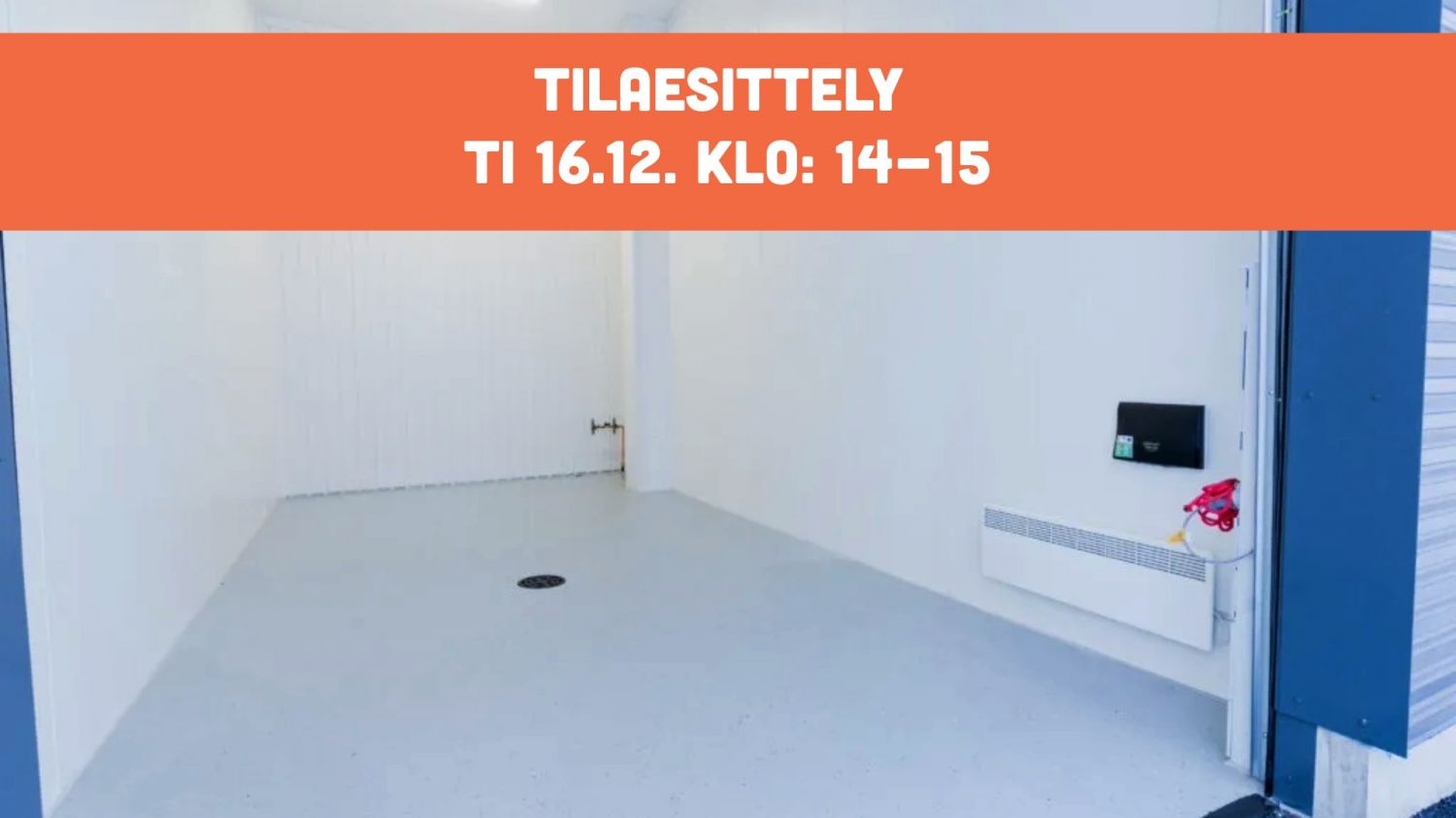 UUTTA TILAA VUOKRATTAVANA tammikuussa 2026! Karistonkadun Talliosakkeella monikäyttöinen varasto, autotalli, harraste-, toimitila 22.