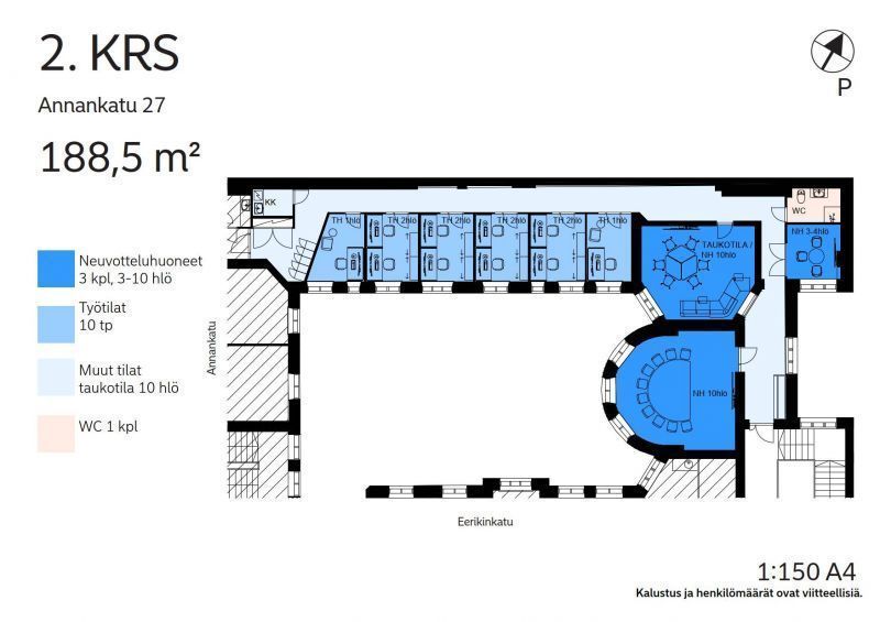 Kalustettu pohjakuva