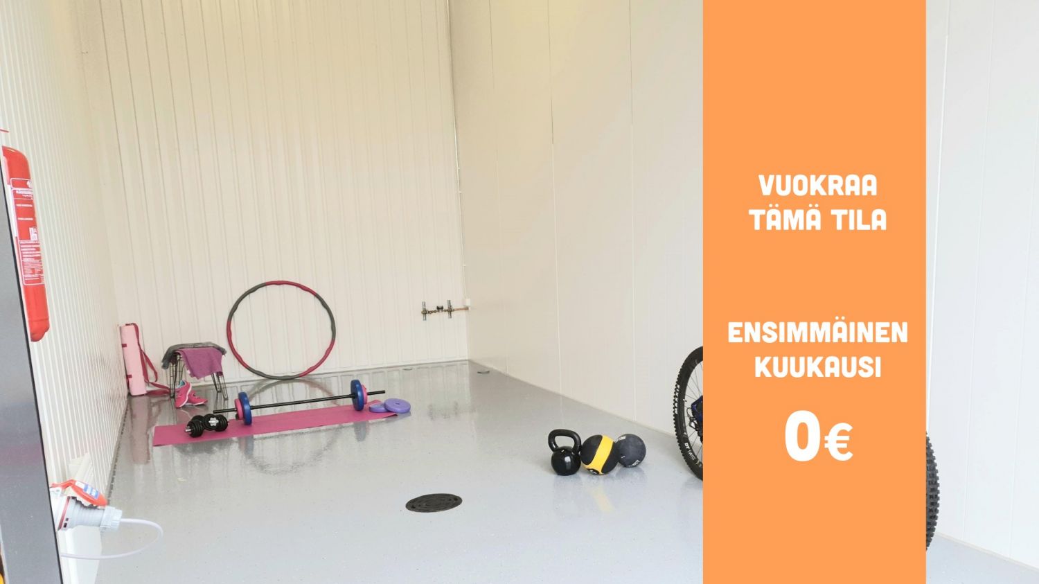 Tikkurilan Talliosakkeella monikäyttöinen päätyvarasto, autotalli, harraste-, toimitila 117.