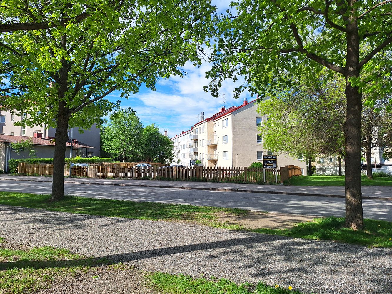 Myydään talon rakennuspaikka Porvoon keskustassa!  