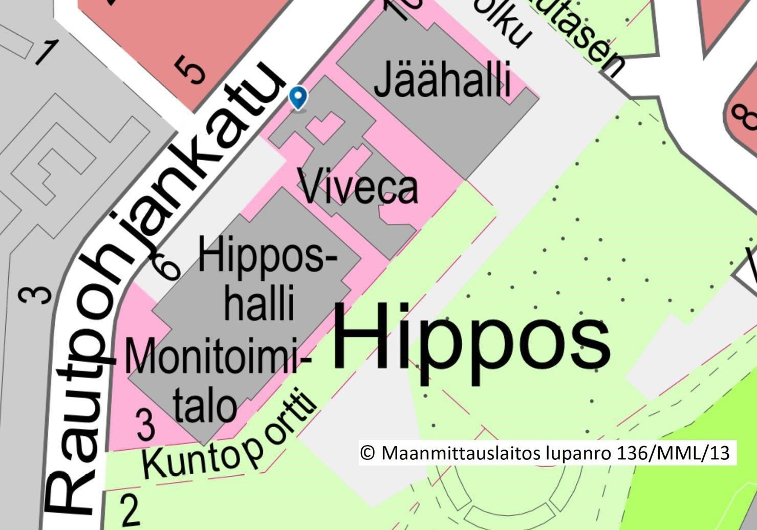 Sijainti kartalla