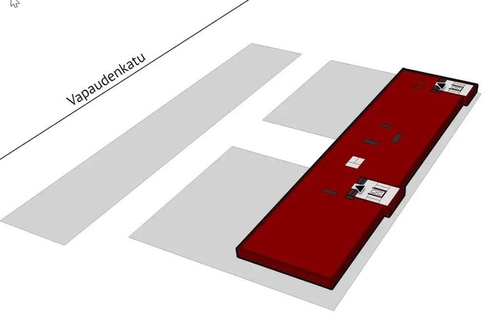 808 m2 sijainti talossa