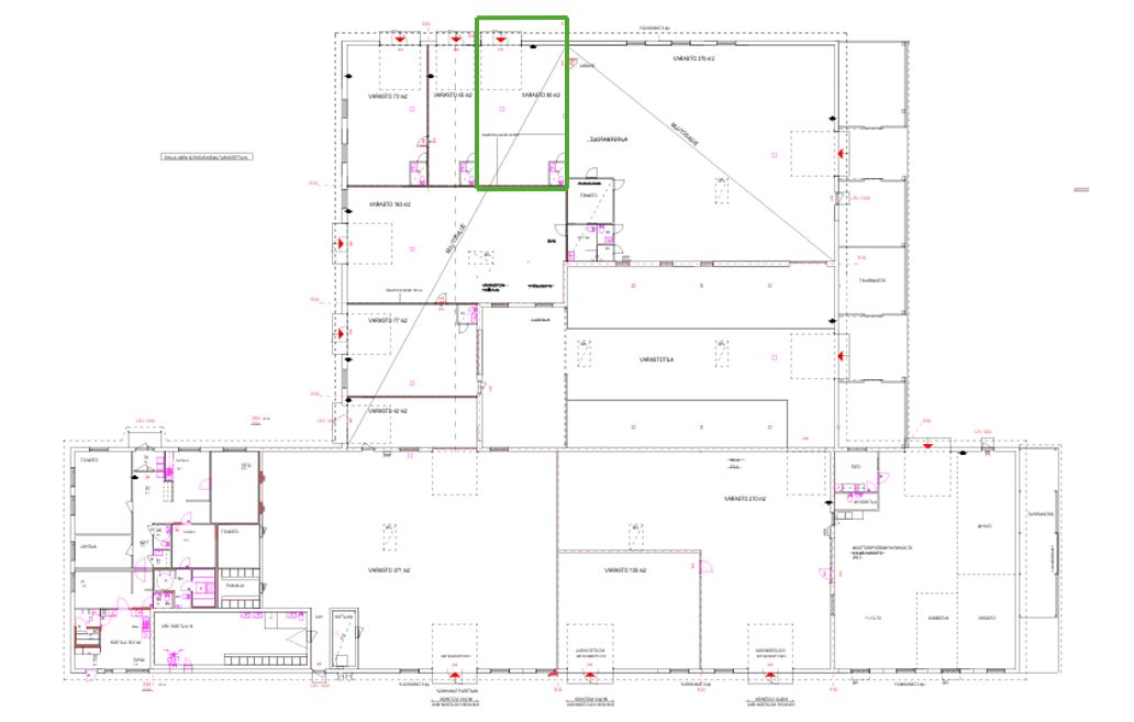 Tilan sijainti kiinteistössä