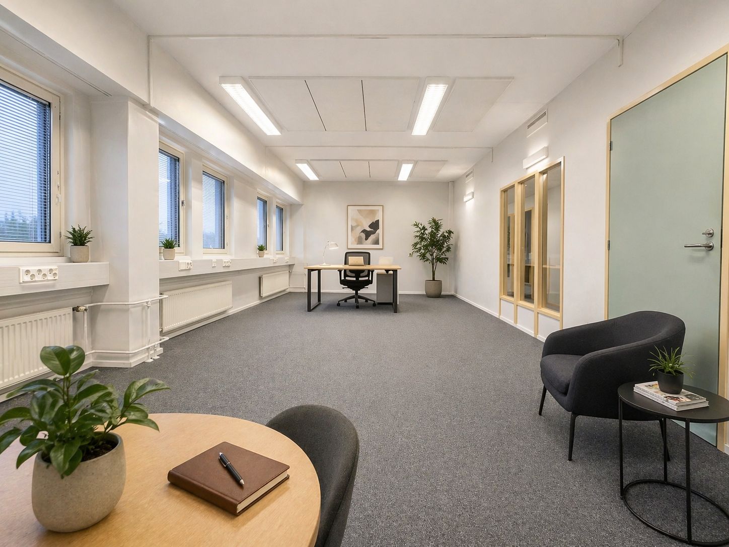 Muuttovalmista toimistoa Keravalla.