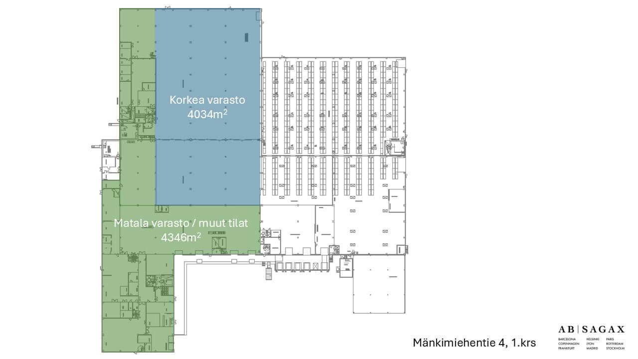 Vuokrattava varasto Kauklahti Espoo