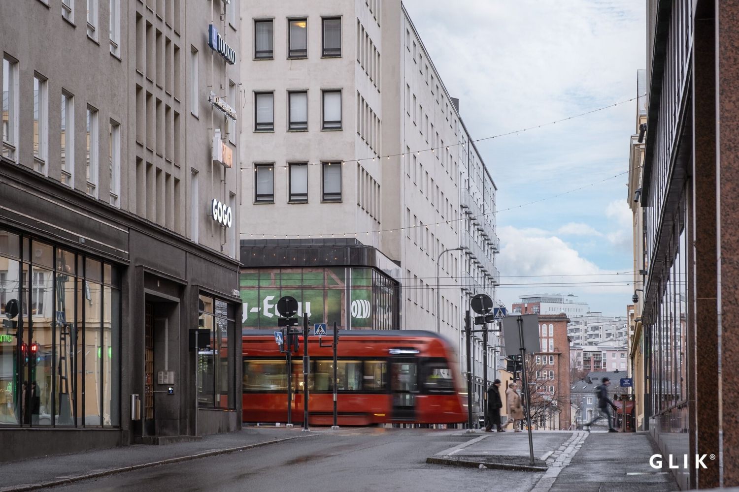 Hämeenkatu aivan vieressä