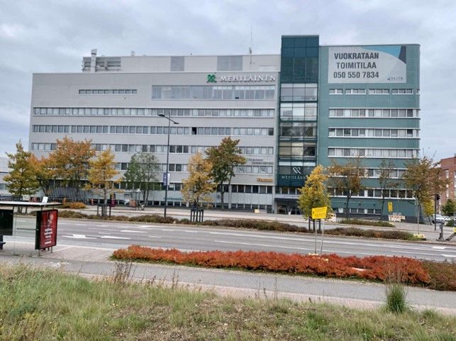 6. kerroksen uudistettavaa ja jaettavaa/laajennettavaa toimistotilaa 1245/1652/3059m2