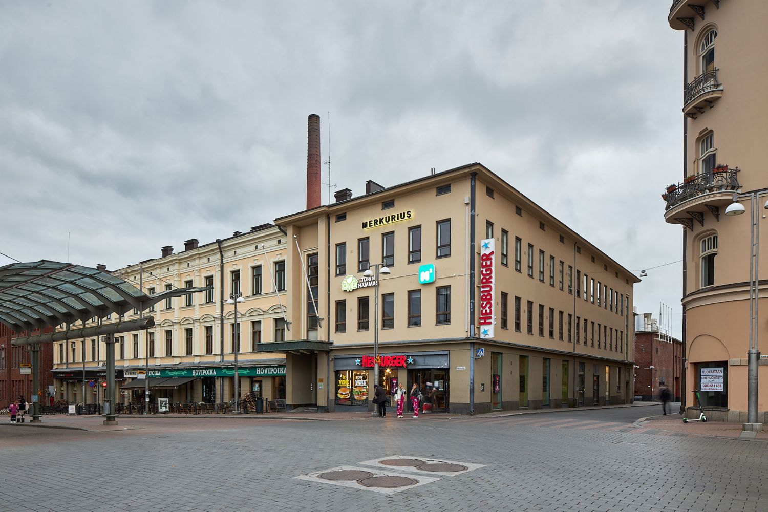 Näyttävä liike- ja toimistotila Tampereen keskustassa Tammerkosken varrella