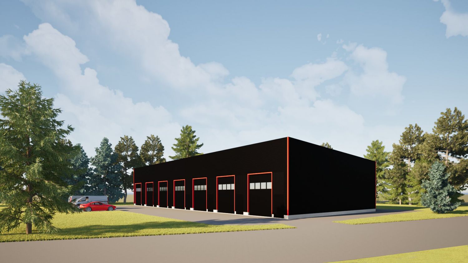 Turun Pahaniemeen valmistuu vuonna 2026 varasto- ja tuotantotilaa monenlaiseen käyttöön.