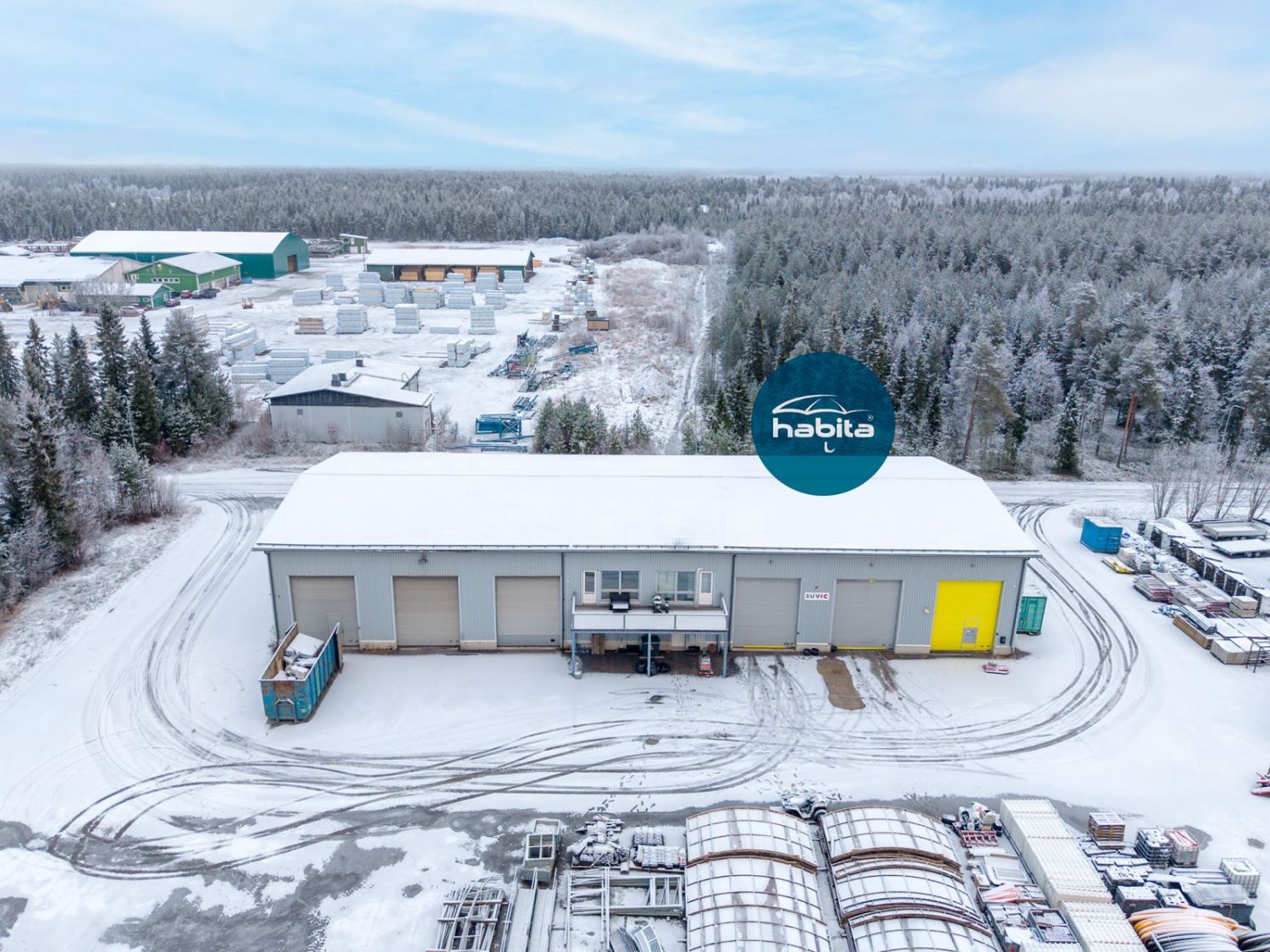 400m2 hallitilaa Holsinmäeltä