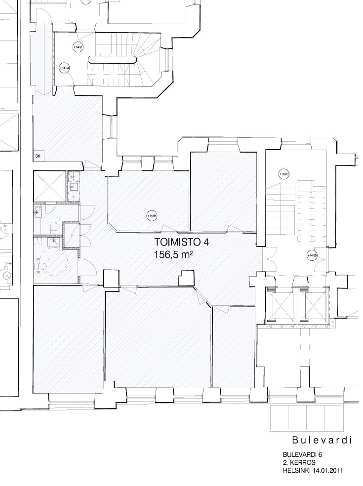 2.krs 156,5 m2 pohja