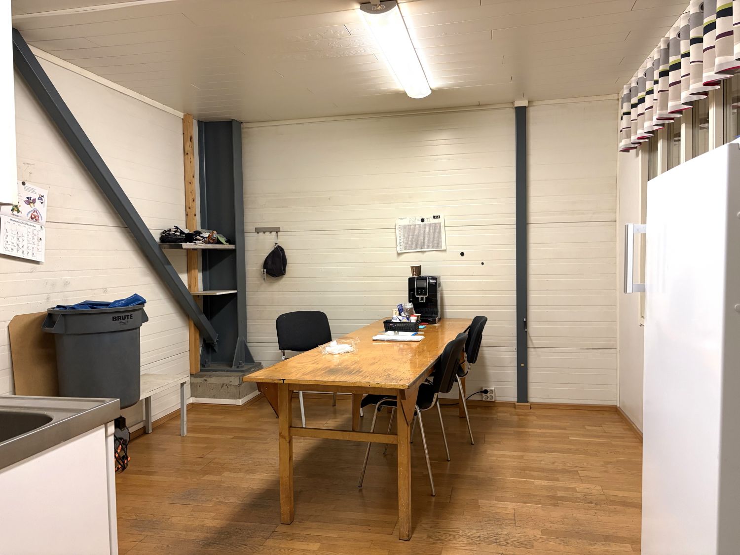 Tuotantotiloissa oma taukotila