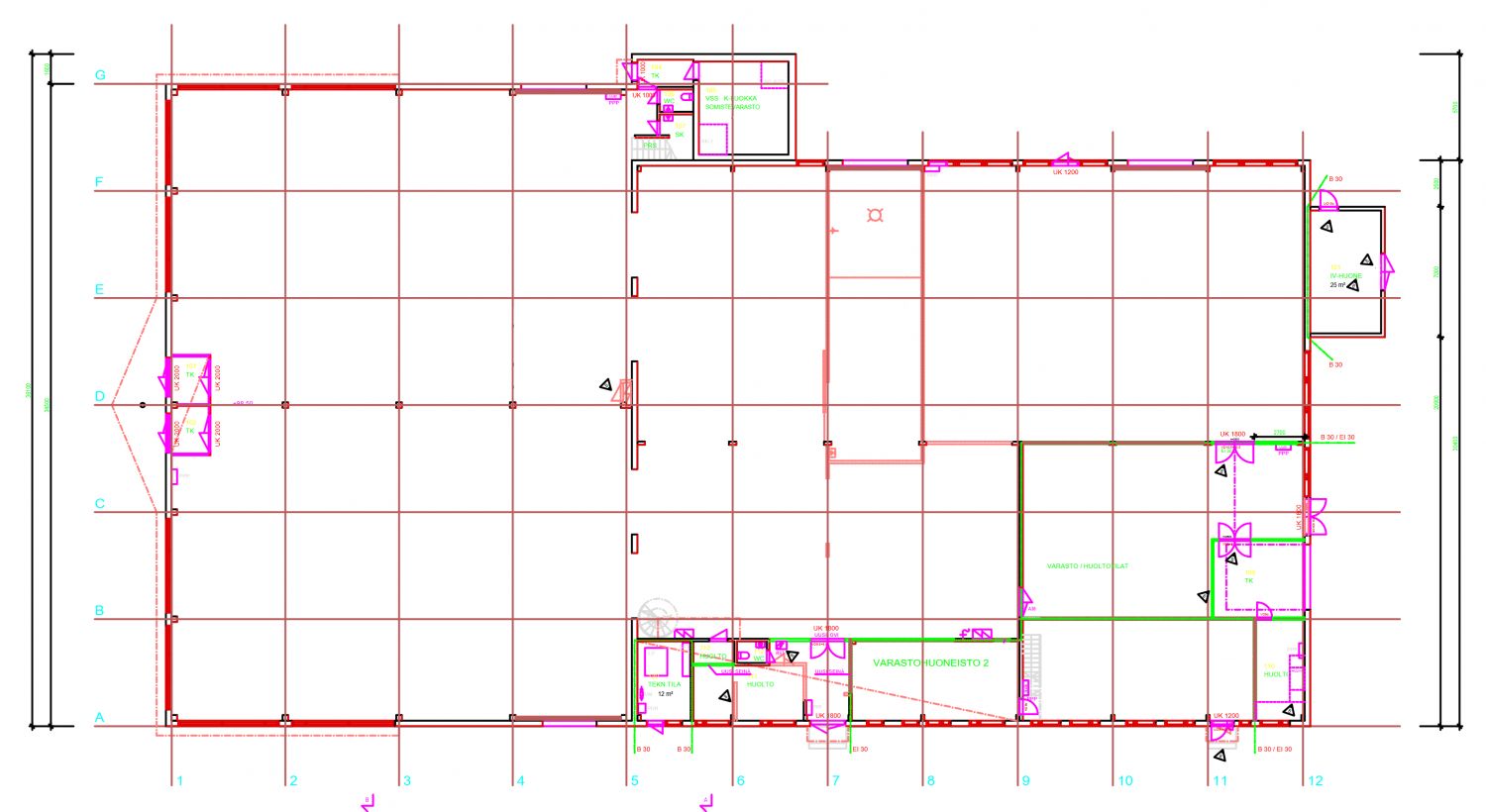 Pohjapiirros - katutaso