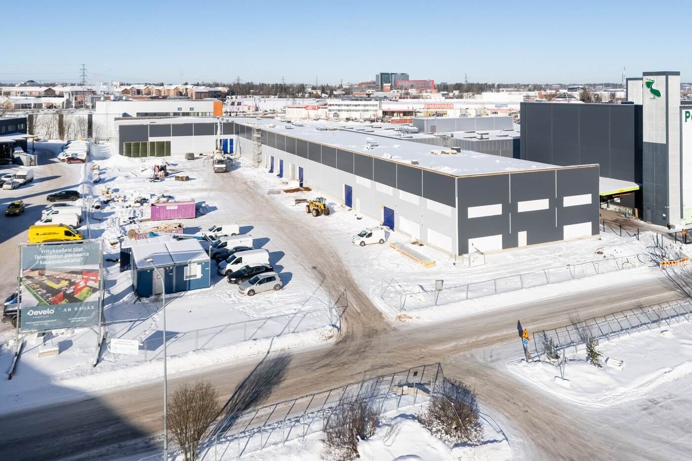 Uusi liikepaikka kohoamassa Tammiston Sähkötielle