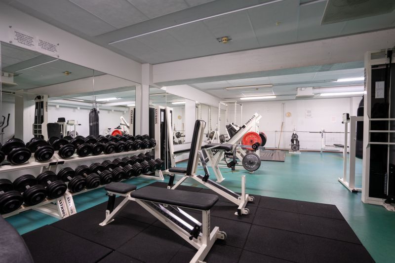 Valimolaisilla on oma kuntosali vuokraan kuuluvana palveluna.