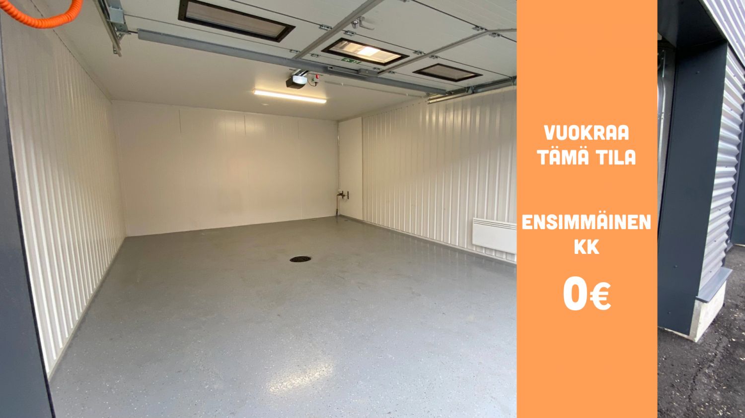 Tikkurilan Talliosakkeelta monikäyttöinen varasto, autotalli, harraste-, toimitila 130.
