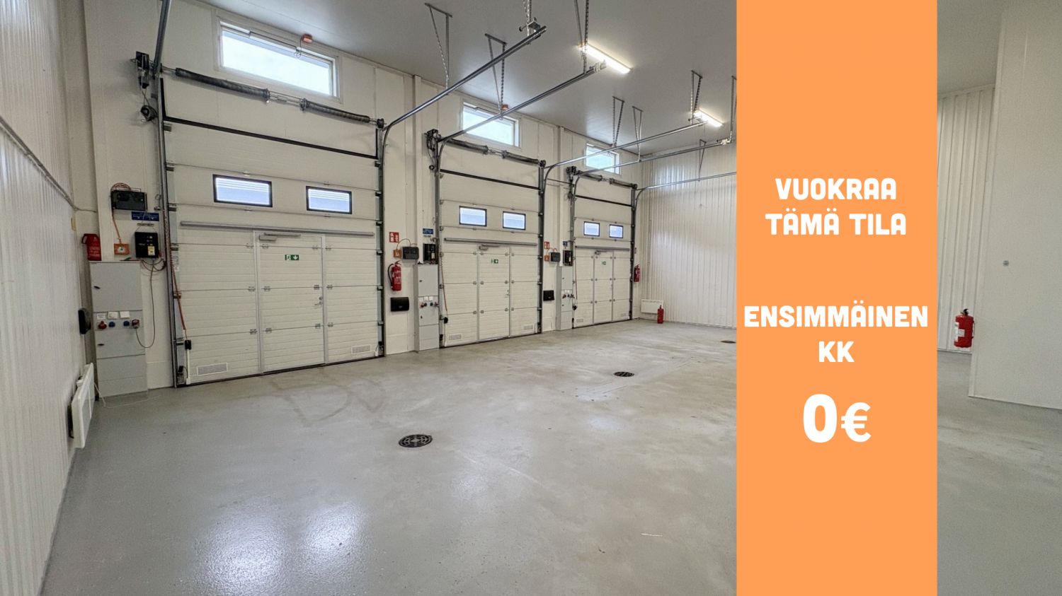 Tikkurilan Talliosakkeelta monikäyttöinen kolmesta tilasta (123, 124 ja 125) yhdistetty varasto, autotalli, harraste-, t...