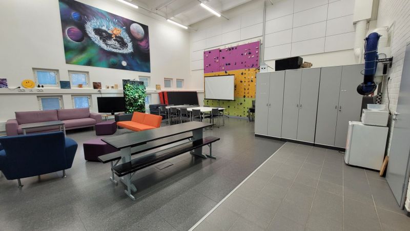 viitekuva rakennuksen sosiaalitiloista