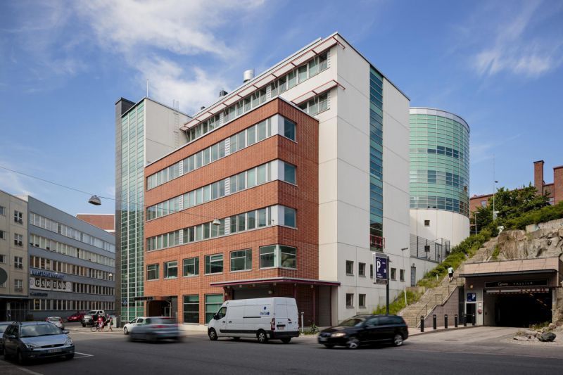 Modernia pientoimistotilaa Vallilassa. 