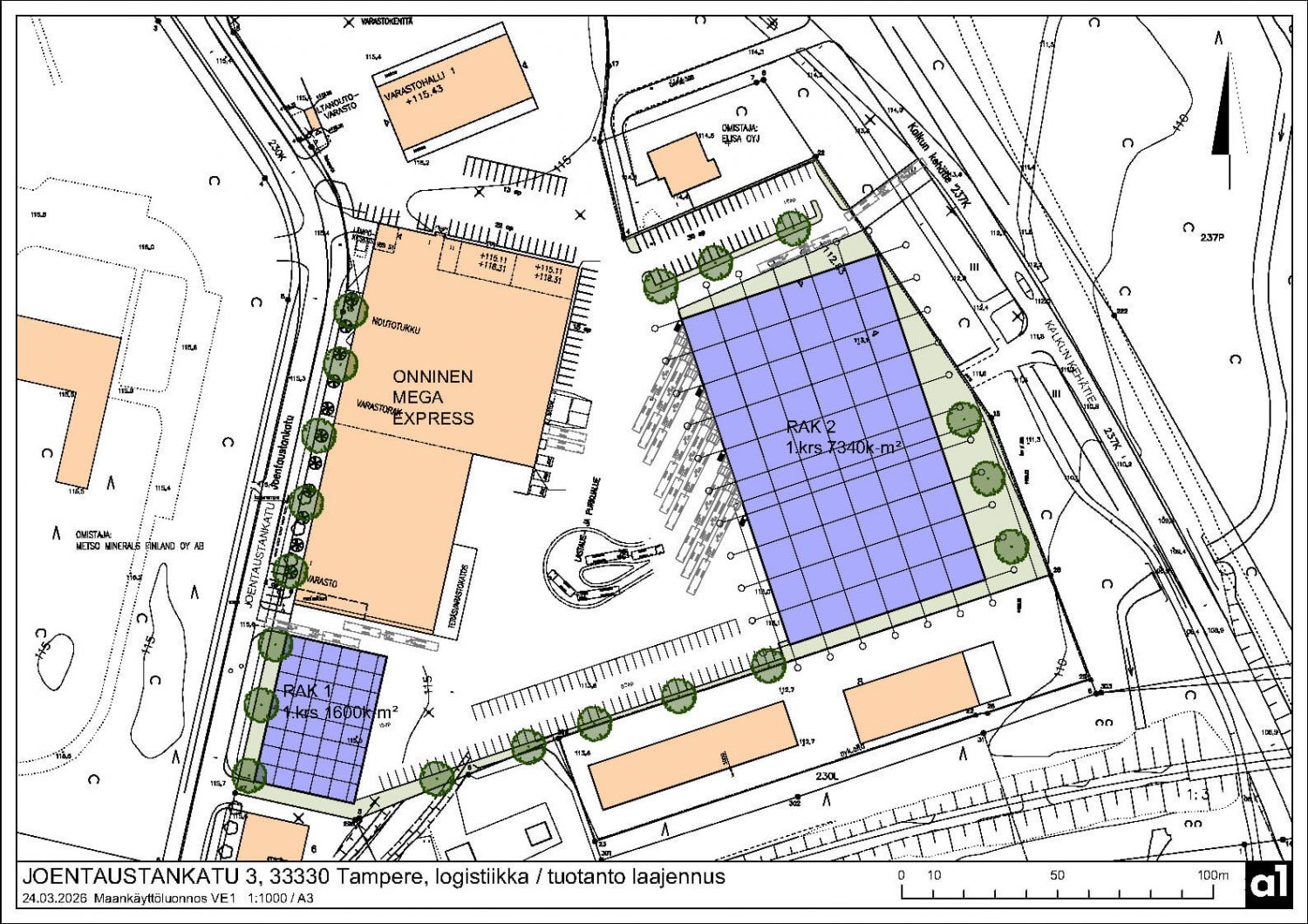 Vuokrattava uudisrakennushanke Tampere