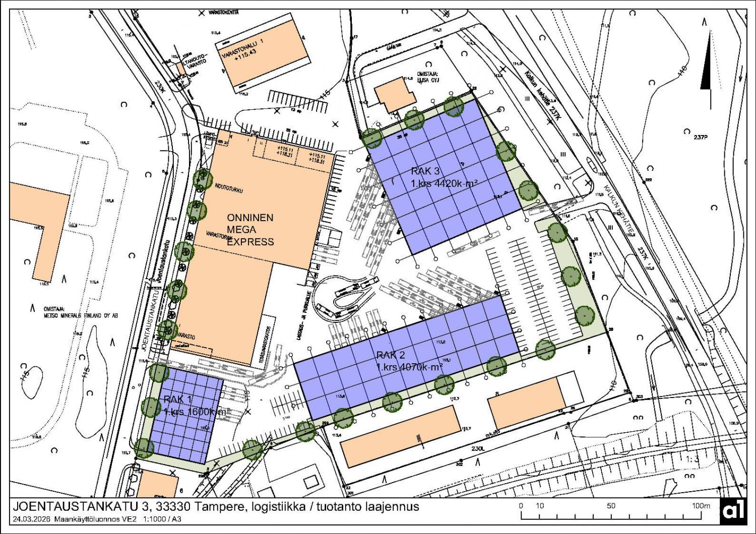 Vuokrattava uudisrakennushanke Tampere