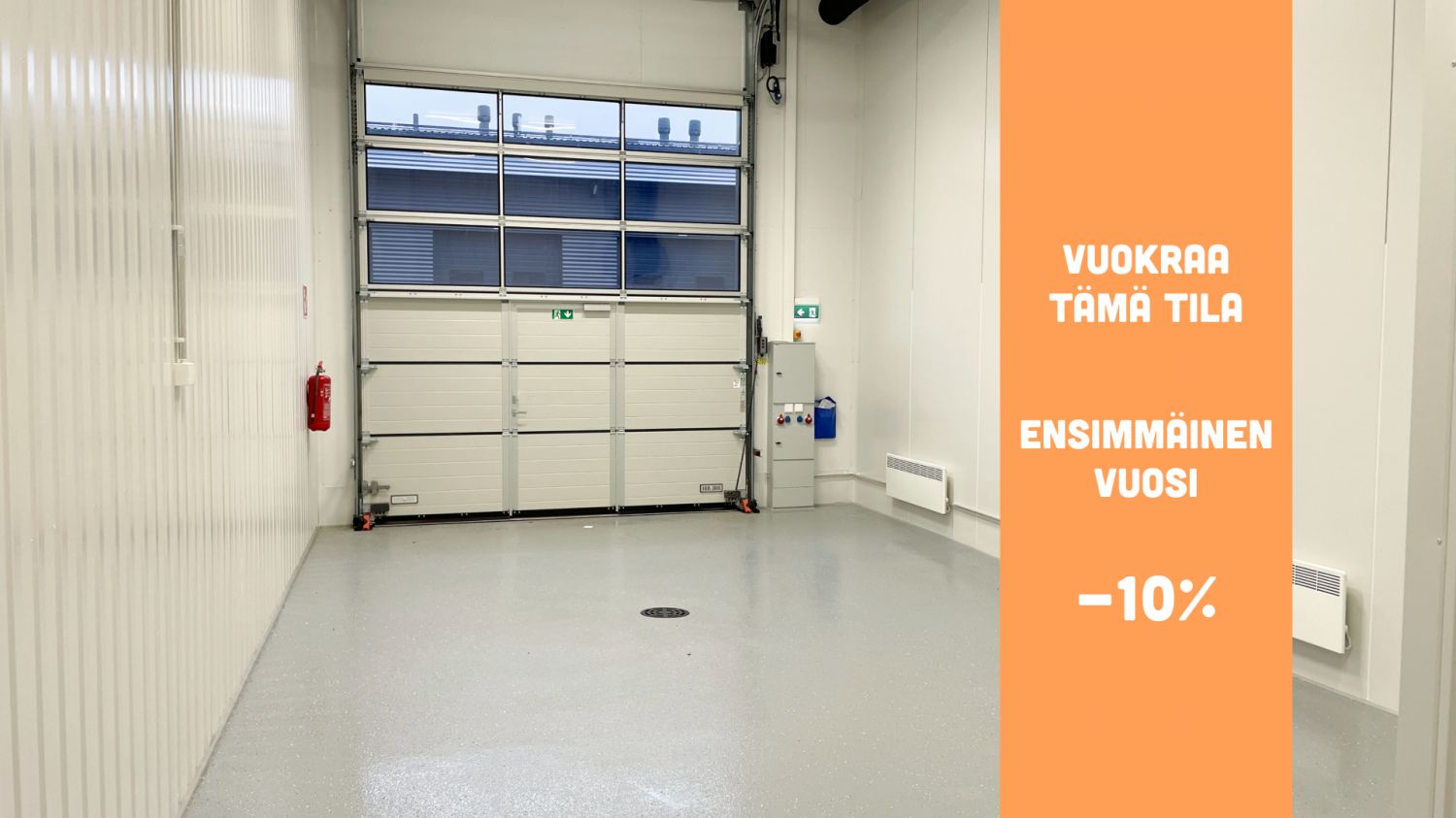KOY Kivistön Talliosake 2 TYÖ- / TOIMITILA 09. Tilassa wc. Yale Linus älylukitus. Yhtiön piha-alueella sähköauton lataus...