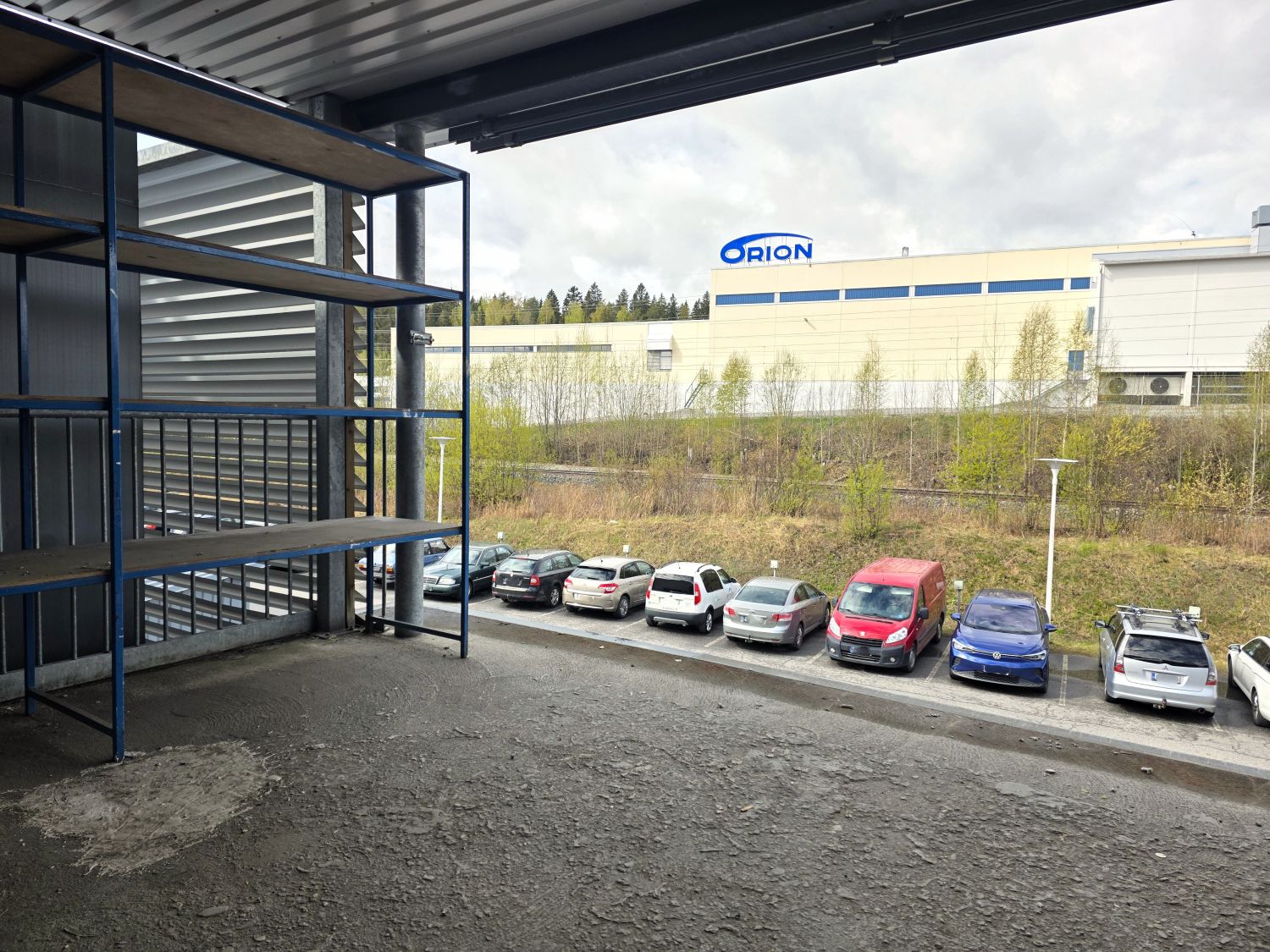 Toisen kerroksen lastaustaso